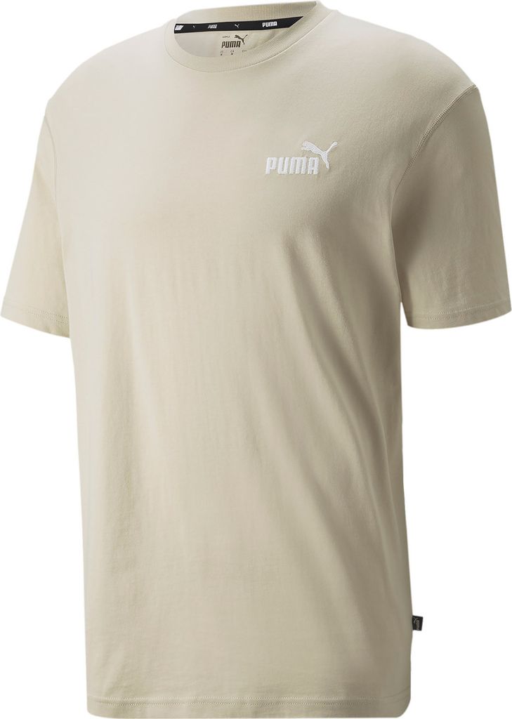 PUMA Ess+ Metallic Relaxed T-Shirt Herren putty S