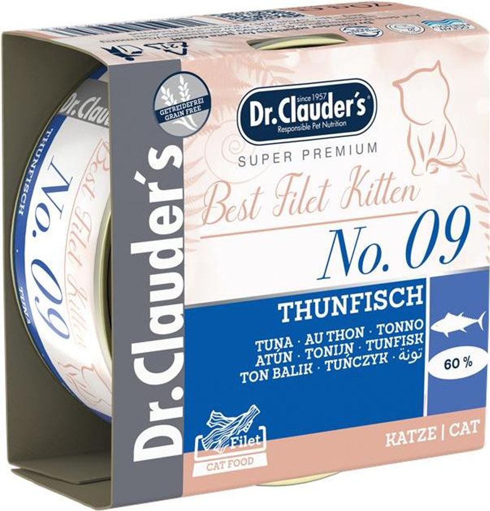 Dr.Clauders Best Filet No9 Kitten Thunfisch 70g