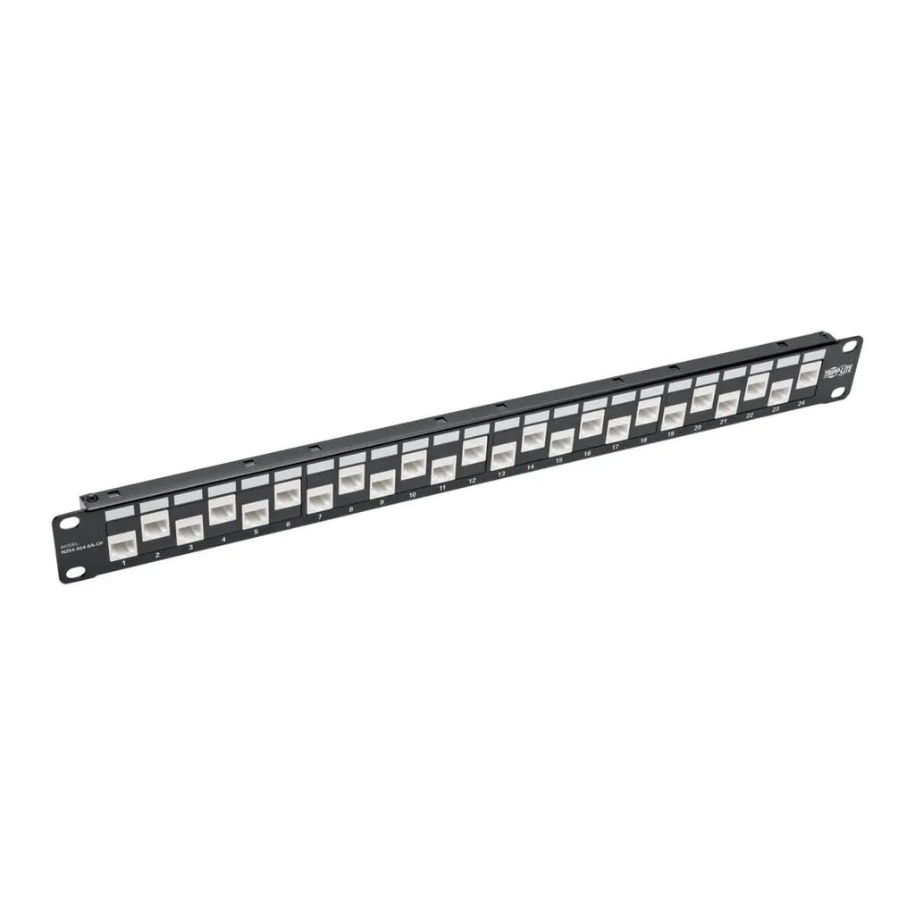 Baie de Branchements RJ45 Cat6a 24 Ports pour Rack 19 Pouces 1U