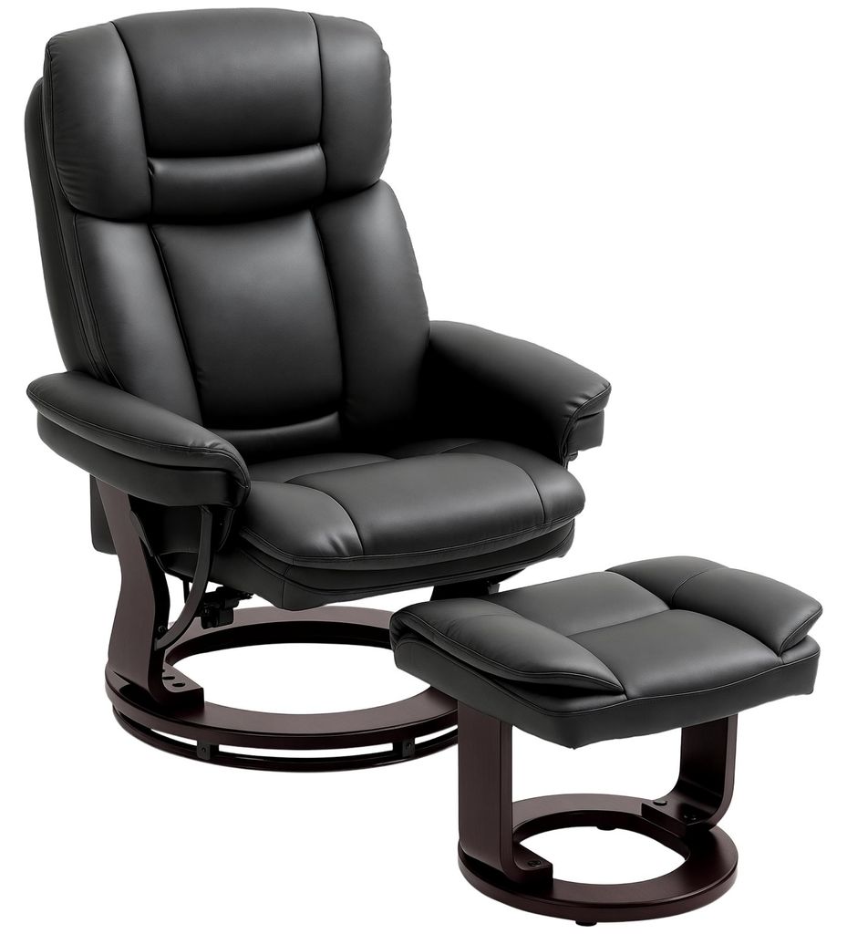 Fauteuil relax HOMCOM avec repose-pieds, fauteuil TV Image du produit 