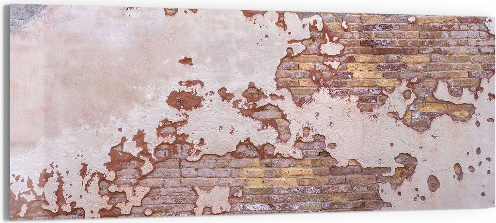 DEQORI Glasbild Echtglas 125x50 cm 'Verwitterte Schönheit' Produktbild 