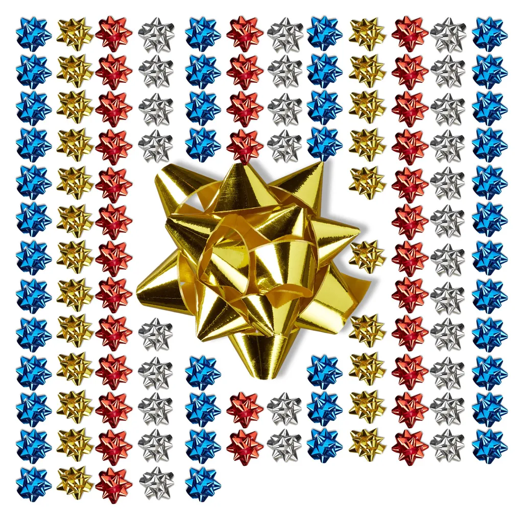 Décoration de Cadeaux Express : 1000 Petits Nœuds Adhésifs Multicolores