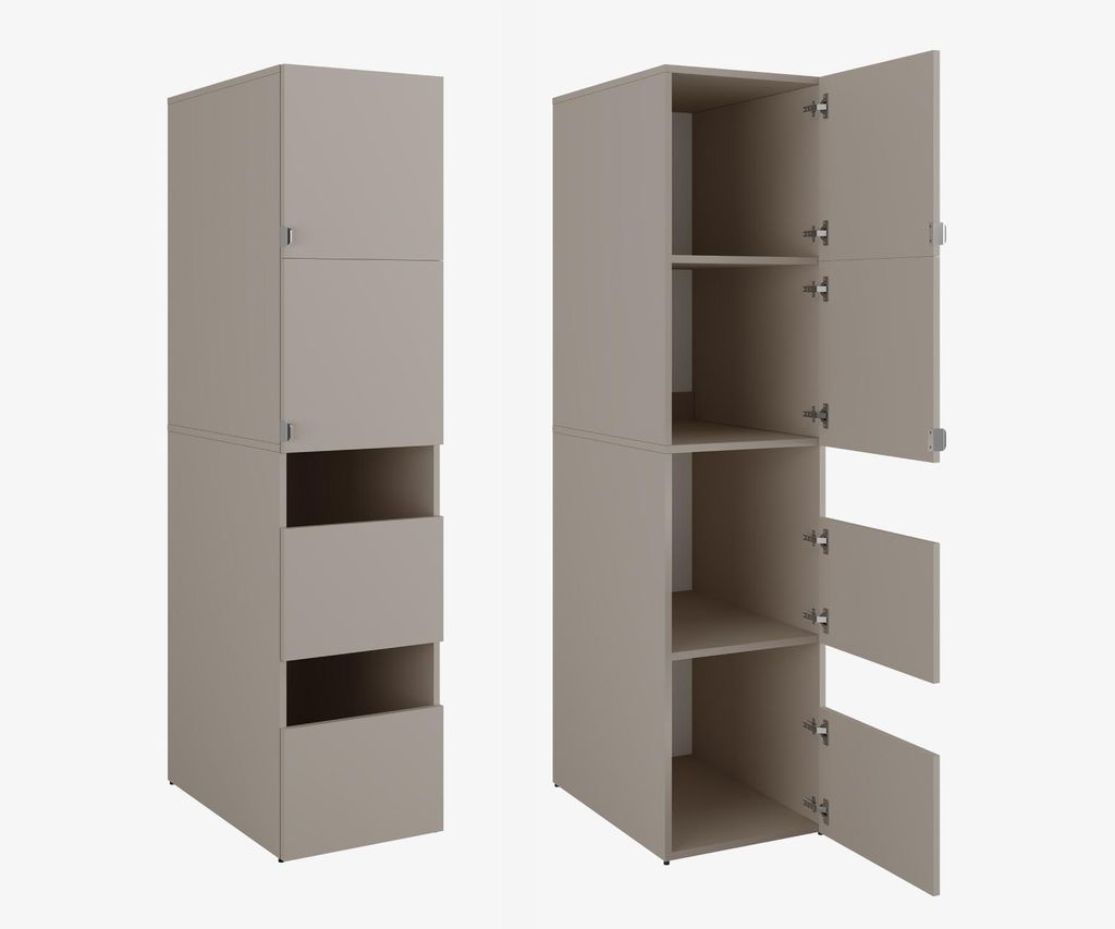 Mobile alto da bagno Beatrice 187 x 45 x 65 cm - Mobile Immagine del prodotto 