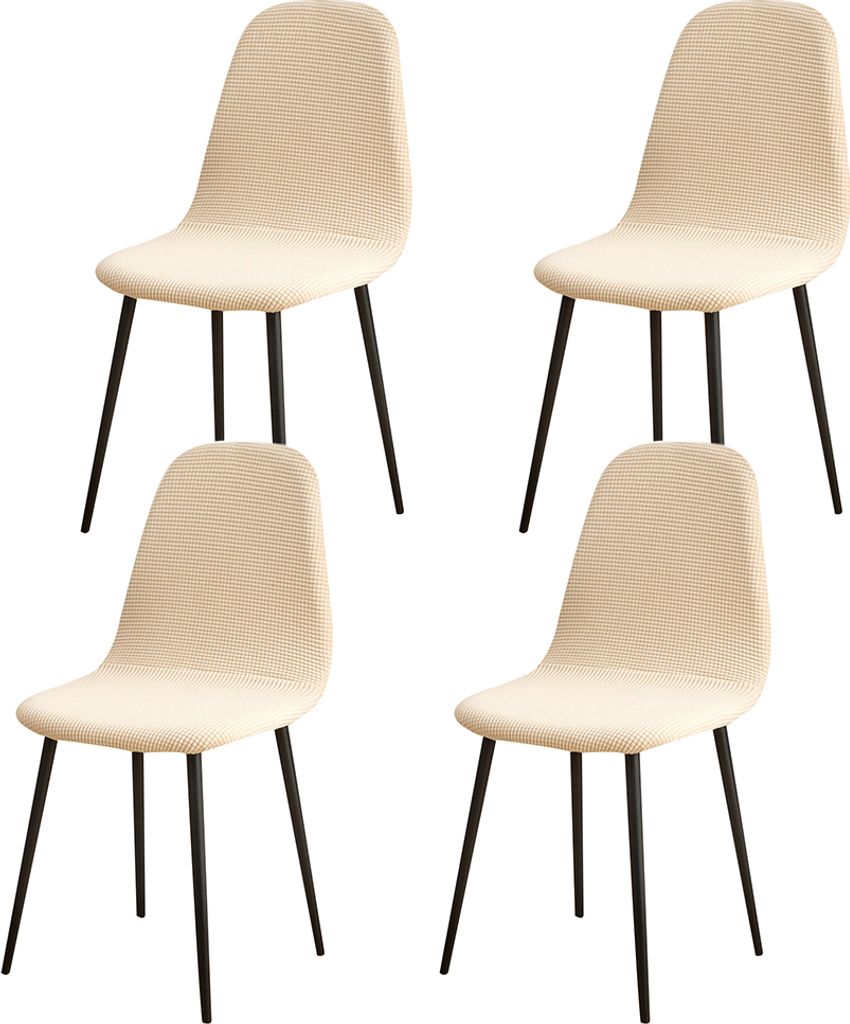 Stuhlhussen 4er Pack, Universal Stretch Waffelstoff Produktbild 
