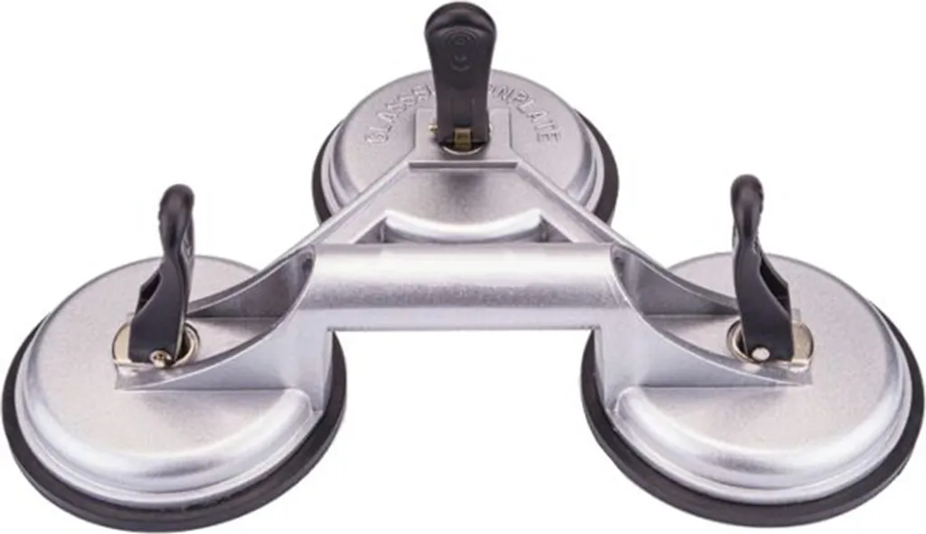 Ventouse pour Panneau de Verre 150kg Triple en Aluminium Kraft&Dele