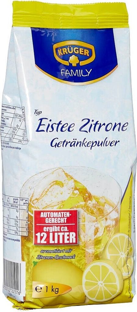 Open Food Eistee Zitrone Getränkepulver - Krüger, Krüger, Produktbild 