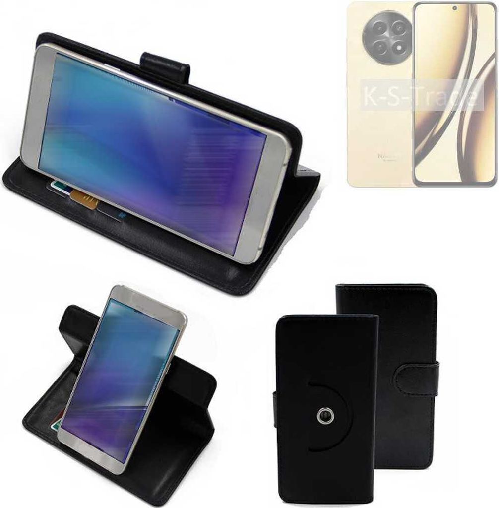 K-S-Trade Case Schutzhülle Handyhülle kompatibel mit Realme Narzo N65 5G Flipcase Smartphone Cover Handy Schutz Tasche Klapphülle Walletcase