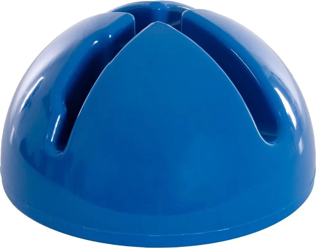 Base pour Poteaux Stable avec Anneau Bleu - Évitez les Chutes de Balisage