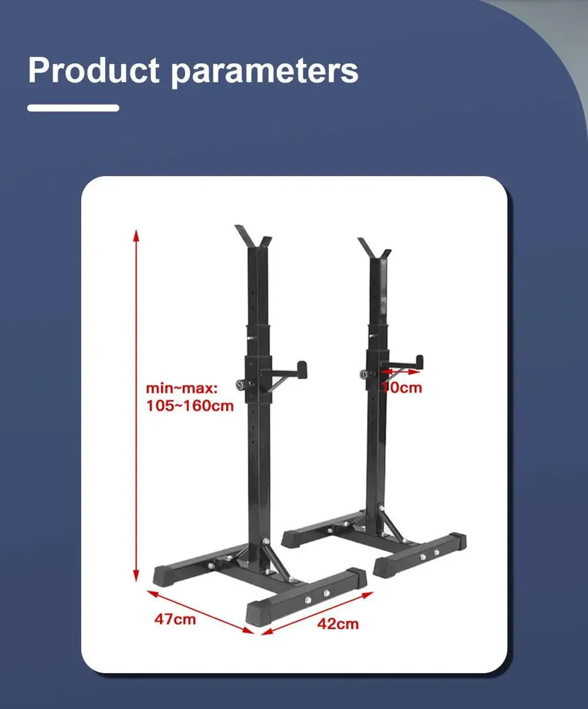 Support de Musculation Réglable 14 Positions Charge Max 200kg Vert - 7