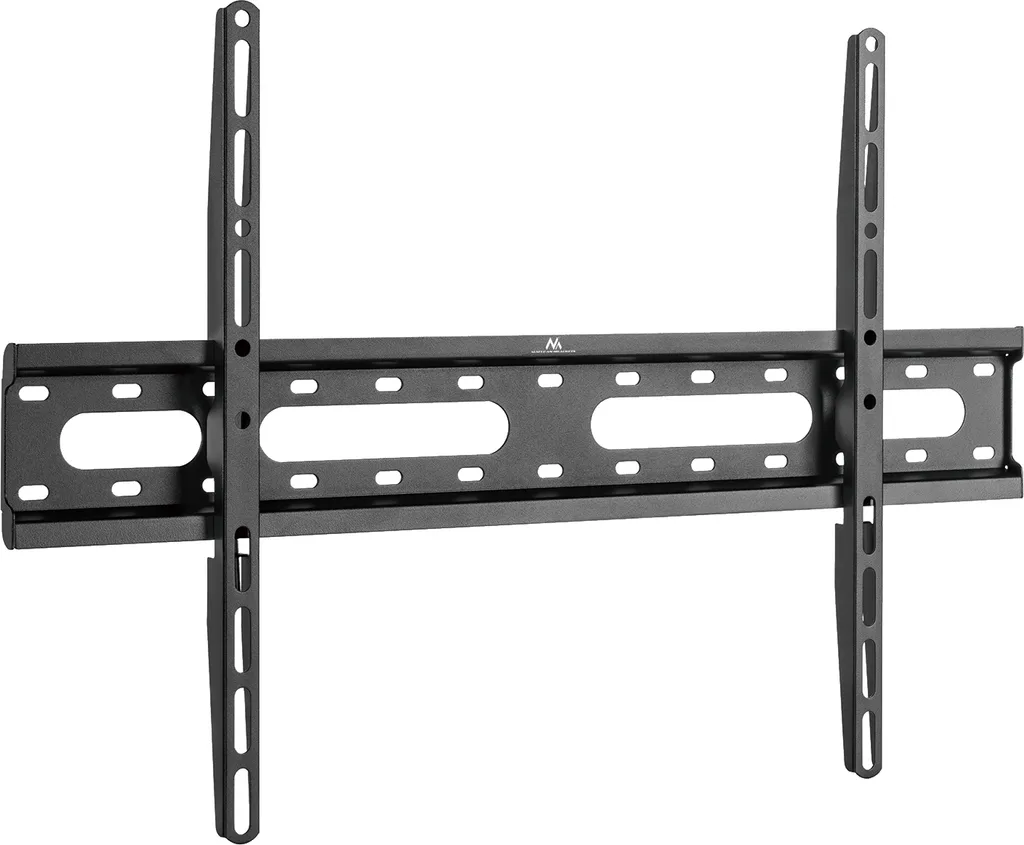 Support mural TV inclinable VESA 600x400 noir pour écran plat et incurvé