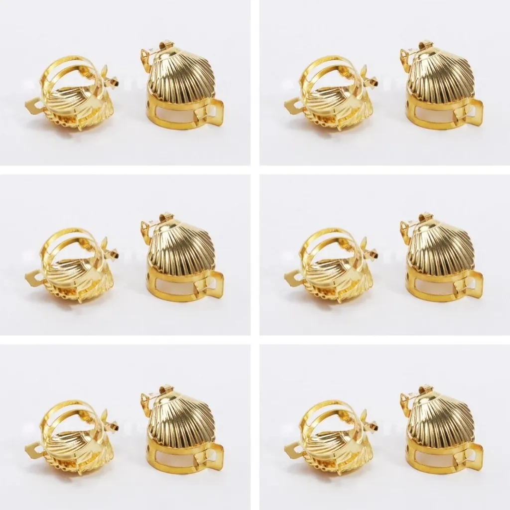 INF Set 6 Spegnicandela Automatico Oro - Massima Sicurezza Casa