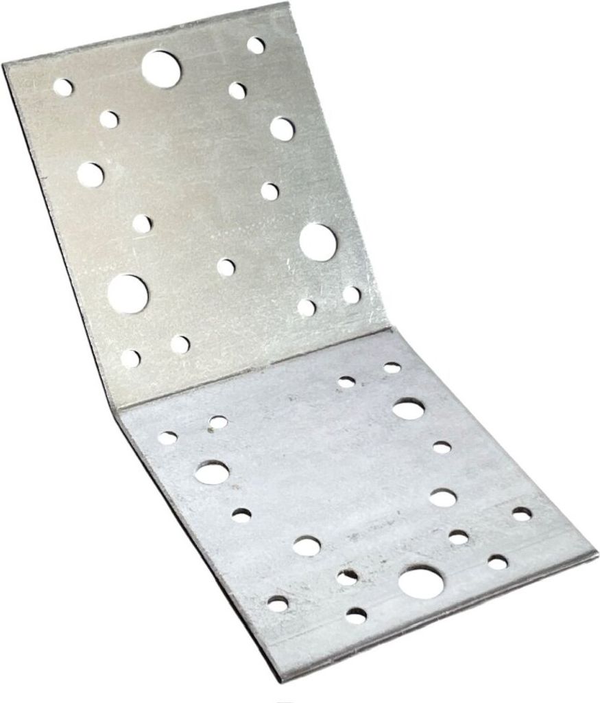 BKshop | Winkel - Winkeleisen - 105x105x90 mm - Verzinktes Winkeleisen 2,5 mm - Winkeleisen aus Edelstahl - Winkelverbinder - Holzverbinder - 135°