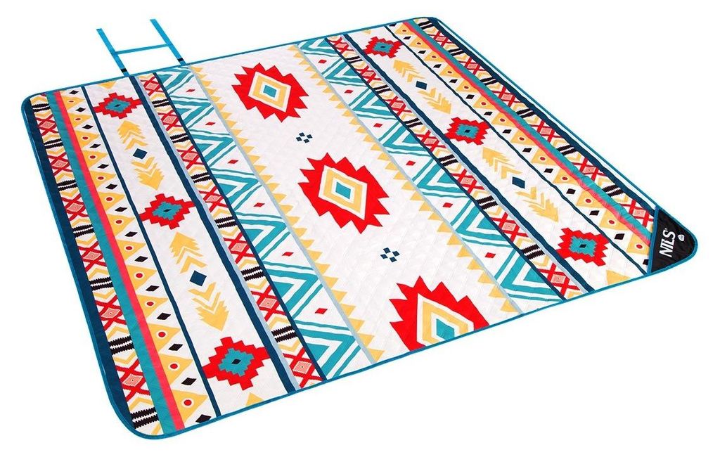 NC8022 Aztécka pikniková deka 195x200 cm Nils Camp Obrázok produktu 