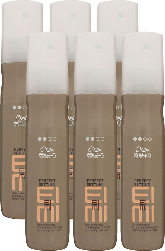 Wella Eimi Perfect Setting 6 x 150 ml Fönlotion Set Produktbild 