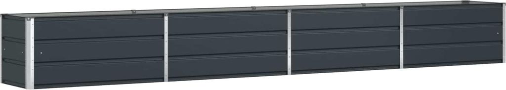 Pflanzkübel Anthrazit 480 x 50 x 45 cm Verzinkter Stahl