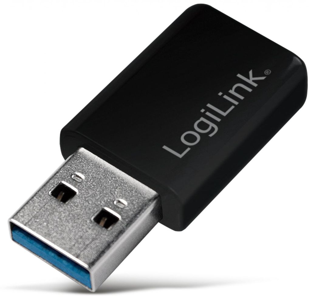 Logilink Adapter USB 3.0 1200 MBit/s 11a Dual Band schwarz Zdjęcie produktu 