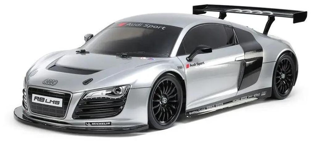 TAMIYA 1:10 RC Audi R8 LMS 2008 TT-02 Lack.