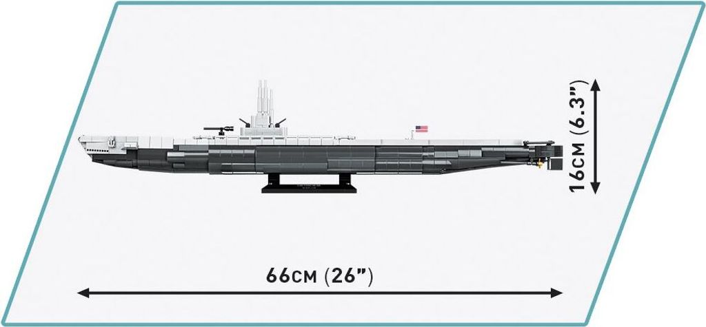 COBI-4831 - Konstruktionsspielzeug - HC WWII USS TANG Obrázek produktu 7