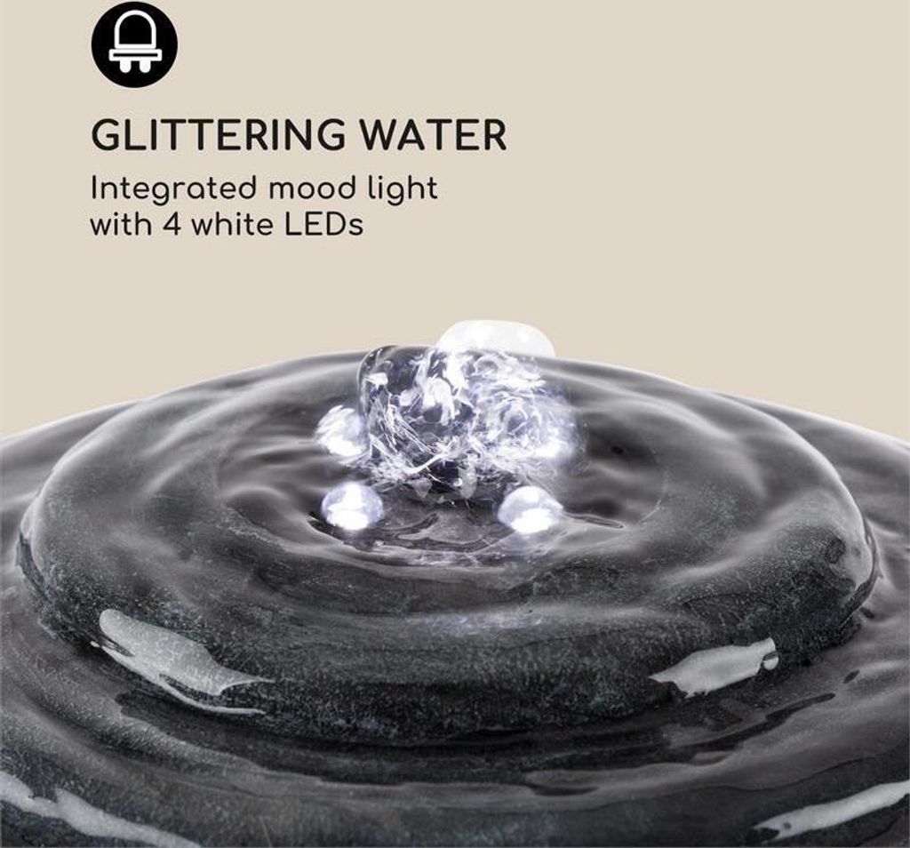 blumfeldt Liquitorre XL Gartenbrunnen - Wasserspiel , Produktbild 4