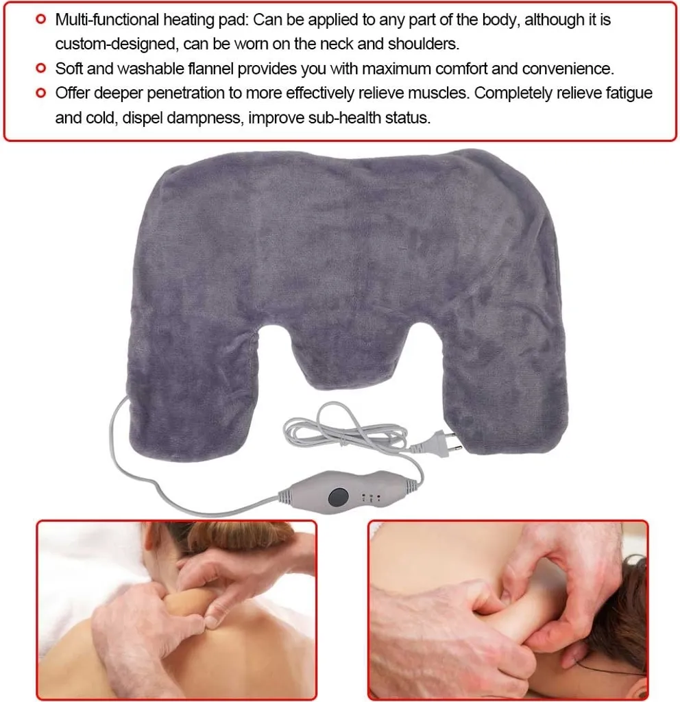 Coussin chauffant de massage à 6 modes pour relaxation du corps - 7
