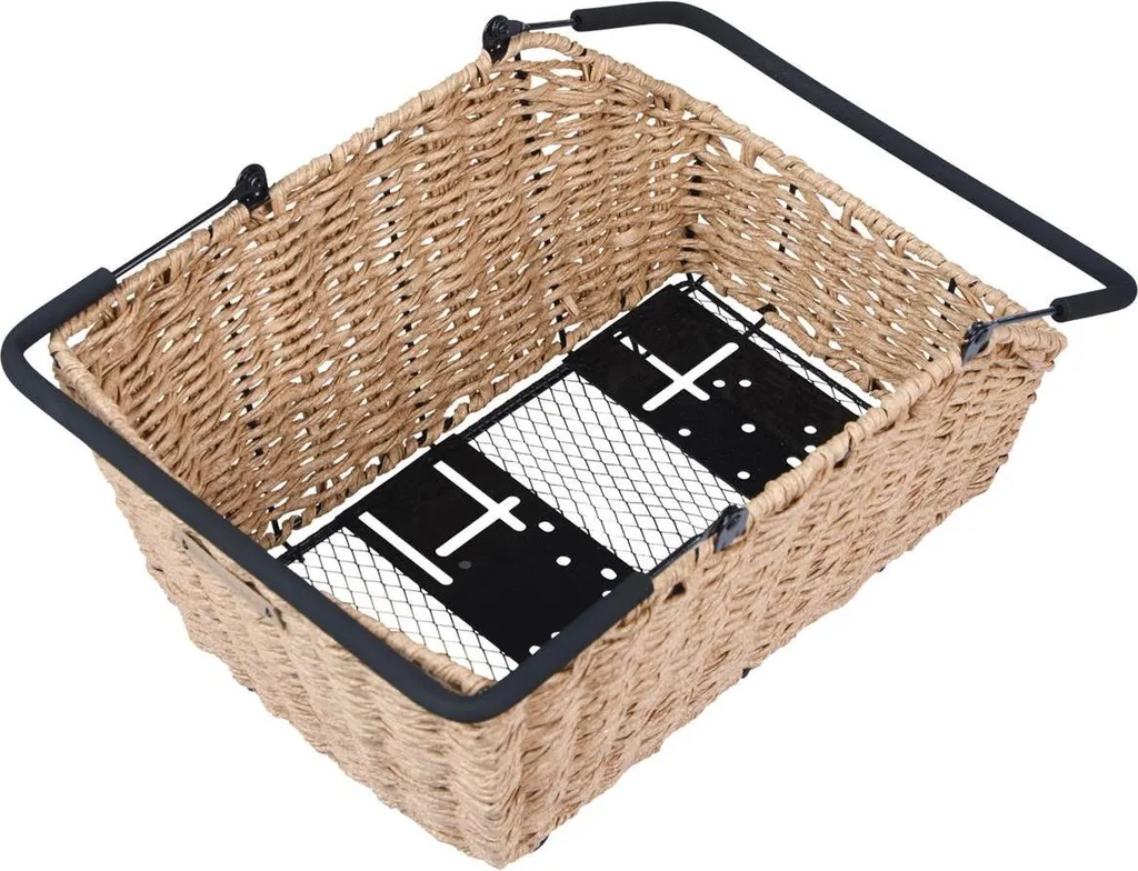 Panier de Vélo Basil Cento Aspect Rotin Multi Résistant aux Intempéries - 2
