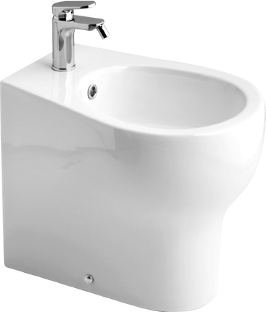 Standbidet aus weißer Sanitärkeramik | Soave
