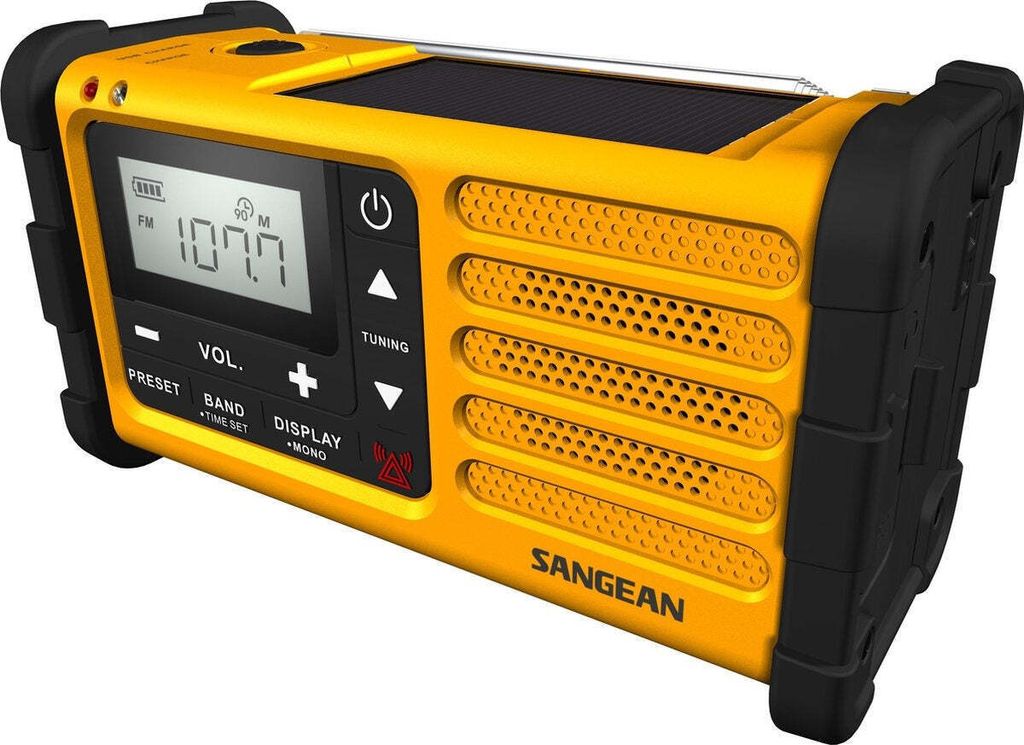 Sangean MMR-88 (Survivor M8) gelb Notfall/Kurbel/Solar Obrázok produktu 5