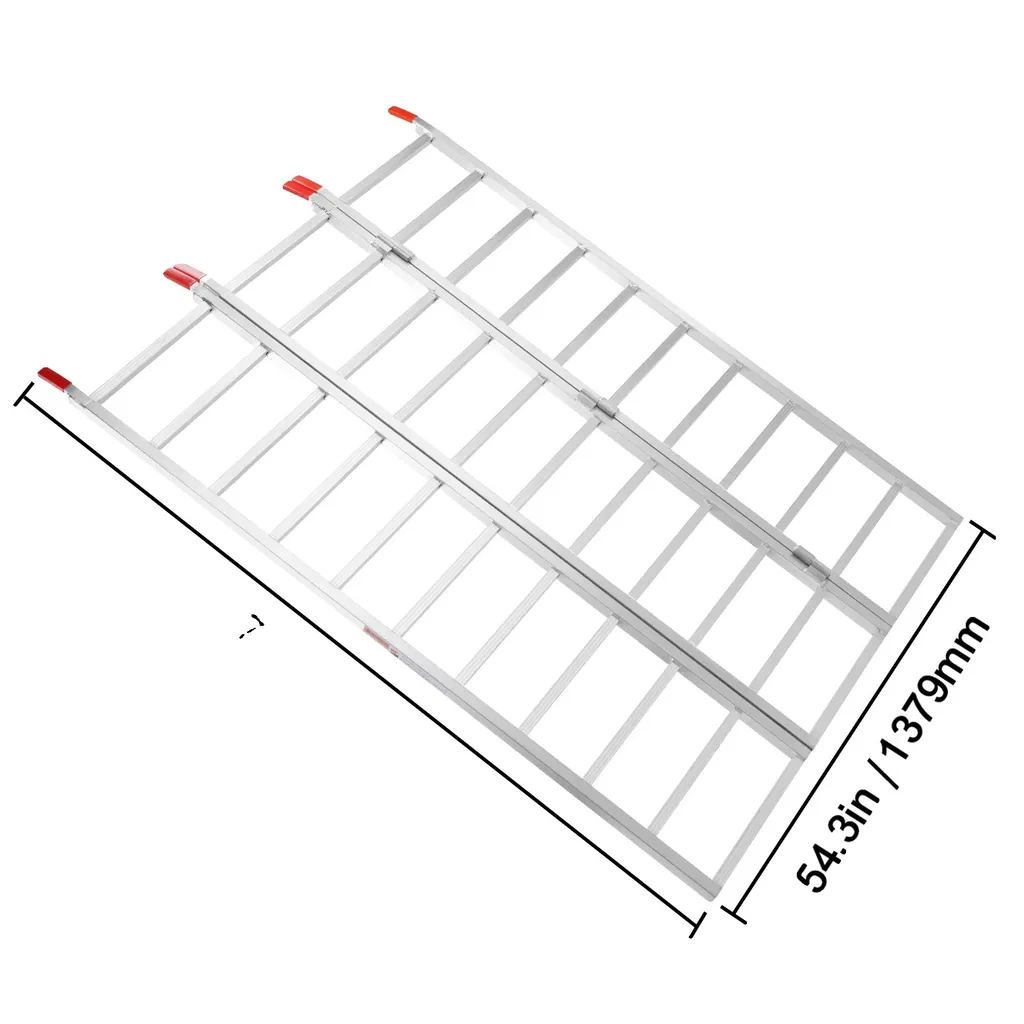 Rampes de chargement lourdes 1500 lbs antidérapantes avec sangle 220cm