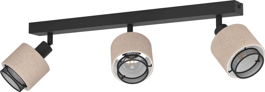 ROSLEY Spot - L43 x B9 x H18,5 cm - schwarz - 3X40W exkl. - IP20