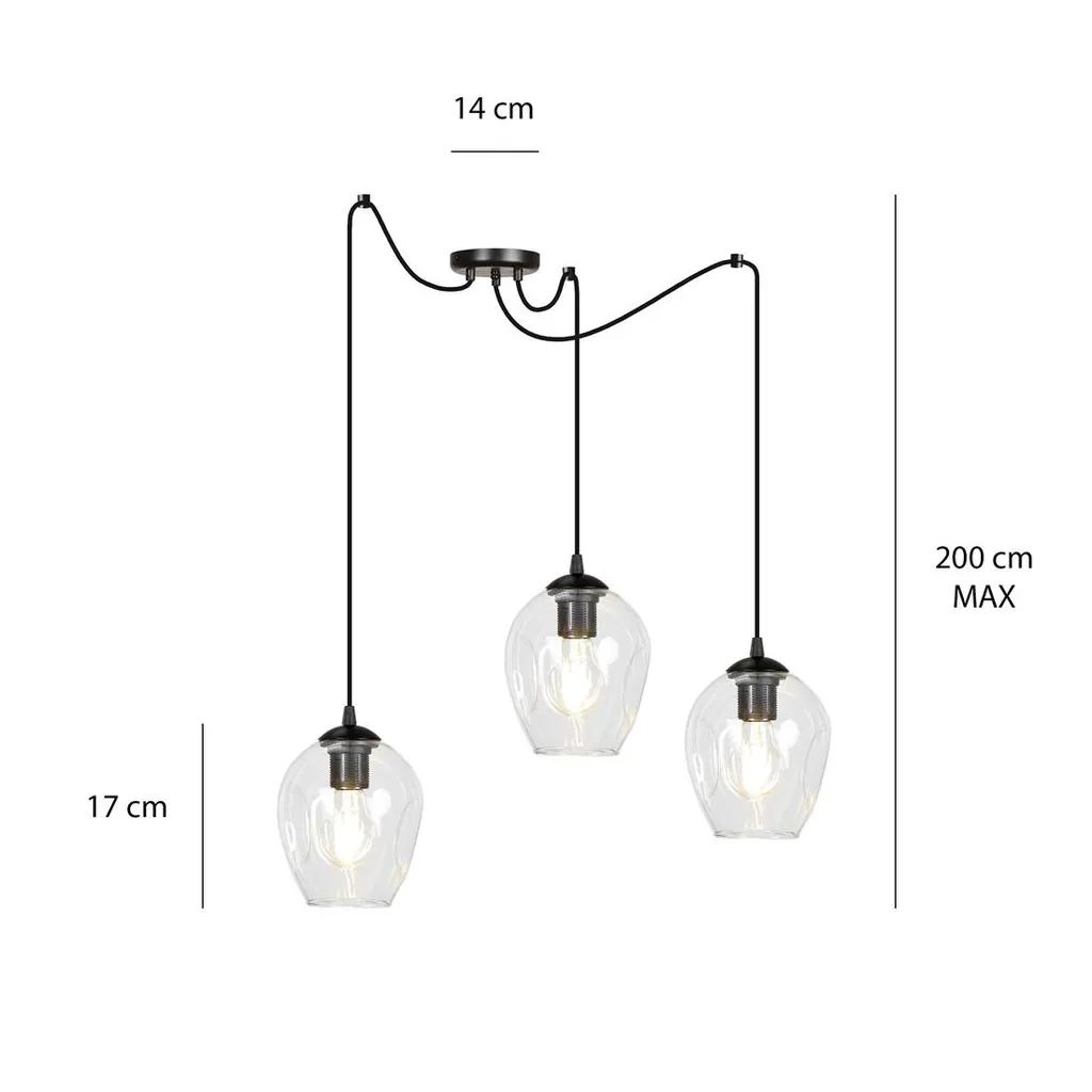 Lustre 3 lampes LEVEL 3 Emibig - Solution éclairage puissant et chic - 9