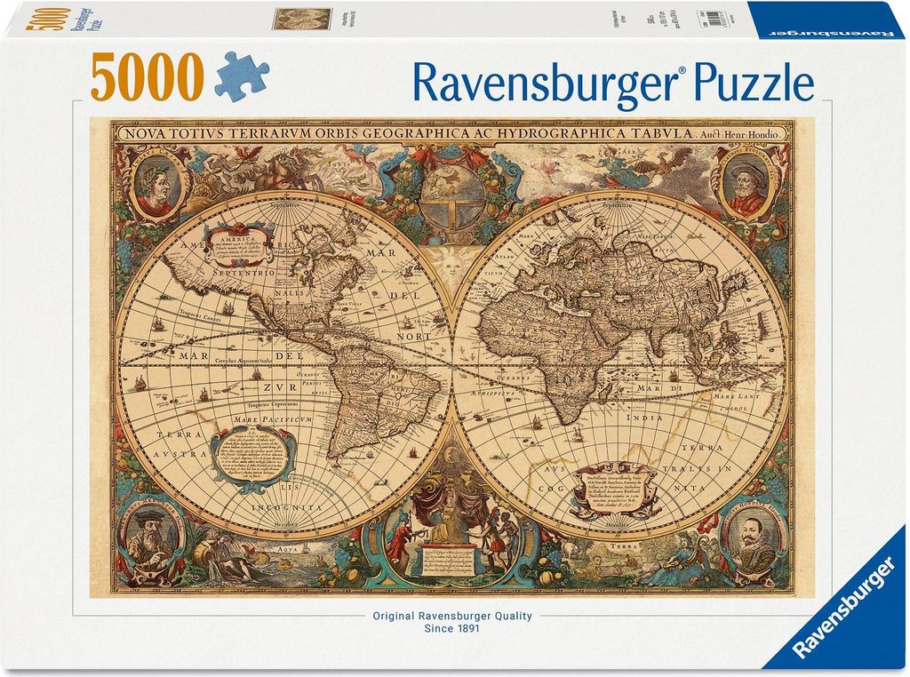 Ravensburger 17411, 5000 Stück(e), Landkarten, 14 Jahr(e) Produktbild 