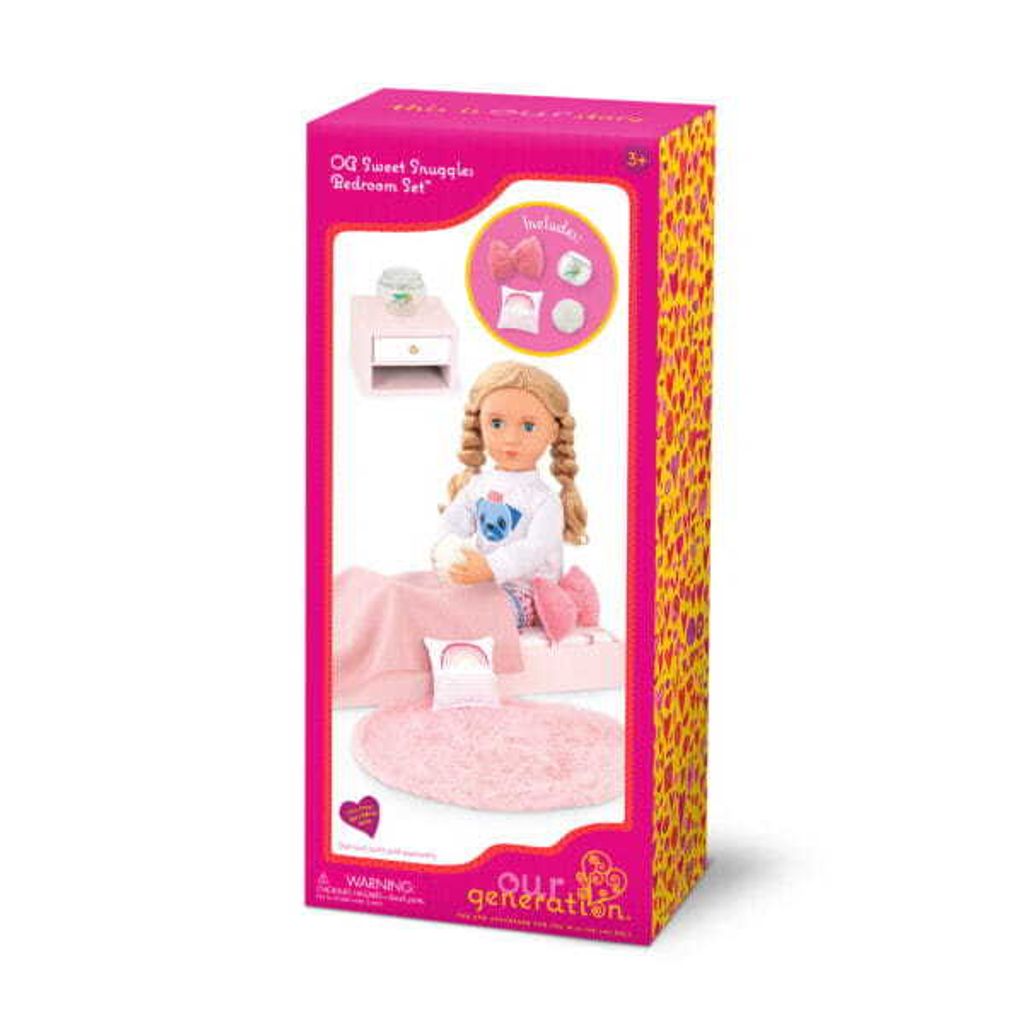Our Generation Ballerina Outfit Für Puppe – 46 Cm, Rosa Glitzerkleid & Zubehör | Deluxe Set
