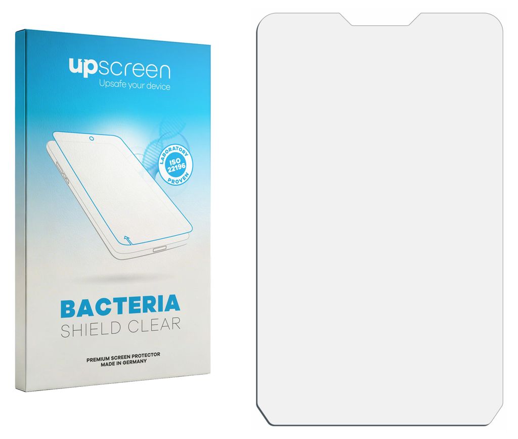 upscreen Schutzfolie für Unitech HT730 Displayschutz Displayschutzfolie Folie Klar antibakteriell