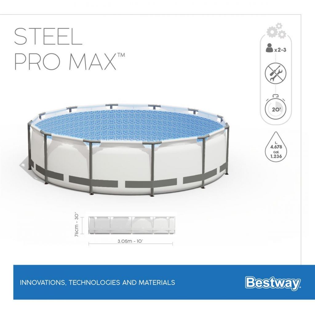 Bestway Steel Pro MAX Swimmingpool-Set 305x76 cm Produktbild 16