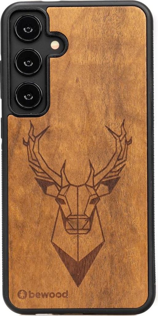 Bewood Holzhülle für Samsung Galaxy S24 Plus IMBUIA DEER