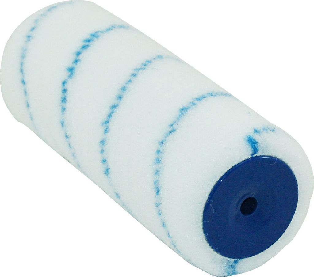 10x Maler Walze 18 cm Nylon Blaufaden, nahtlos für 8 mm Bügel
