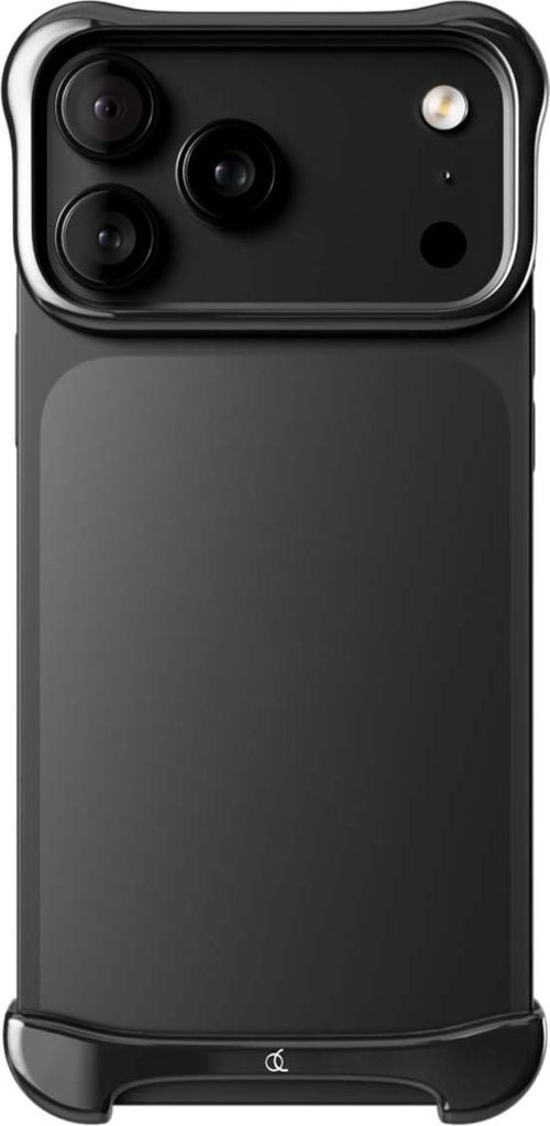 A back view of a smartphone case with a camera cutout.