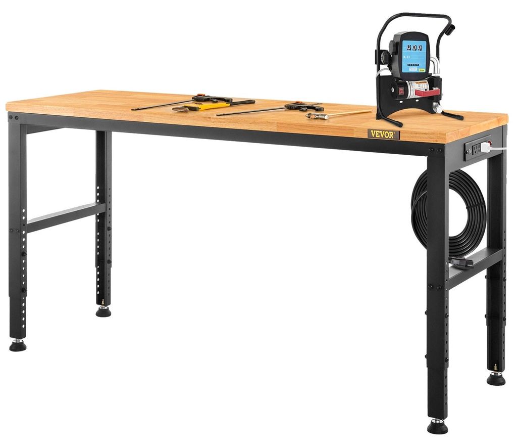 VEVOR Nastaviteľný pracovný stôl, 48" D x 20" Š x 38,1" V Obrázok produktu 