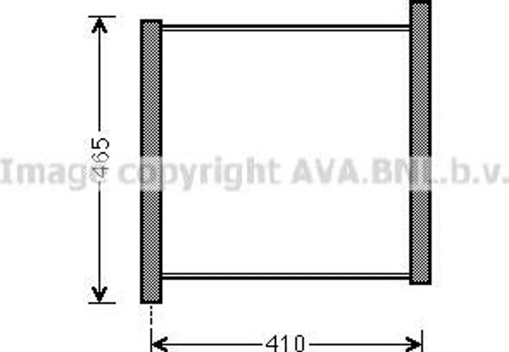 AVA MC2012 Radiateur moteur haute performance pour Fortwo OE 4515010001