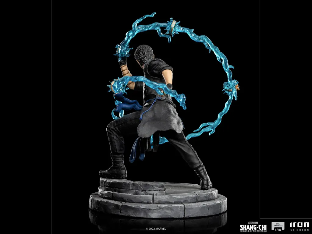 Statue Wenwu Marvel Dix Anneaux Iron Studios en Polystone peint main - 6