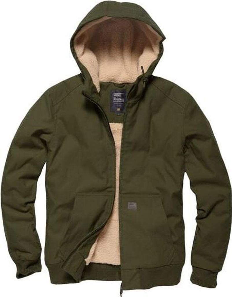 Vintage Industries Winterjacke Herren Datton Jacket oliv L Produktbild 
