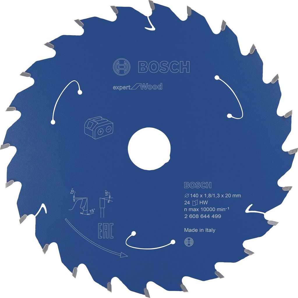 Lame de scie circulaire EX WO H Bosch 140x20x Image du produit 