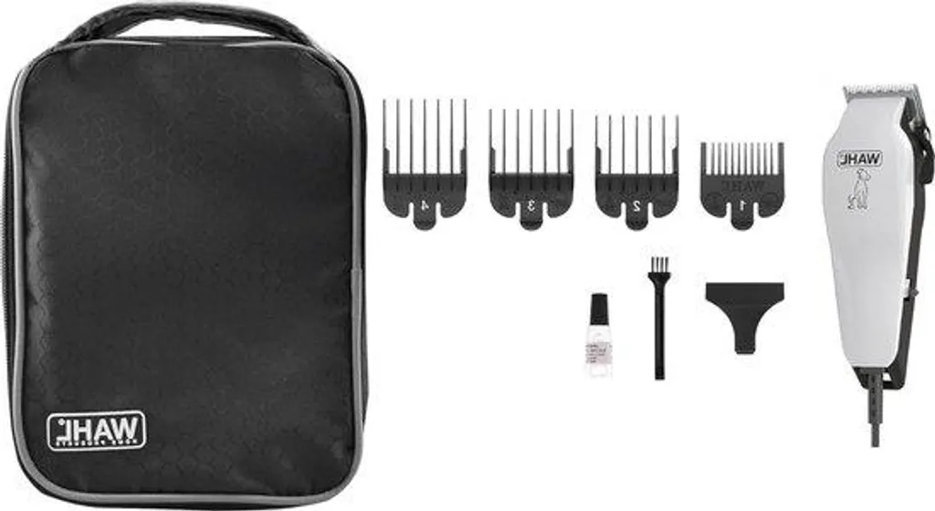 Ciseaux silencieux pour chien : kit complet avec 4 sabots pour la tonte