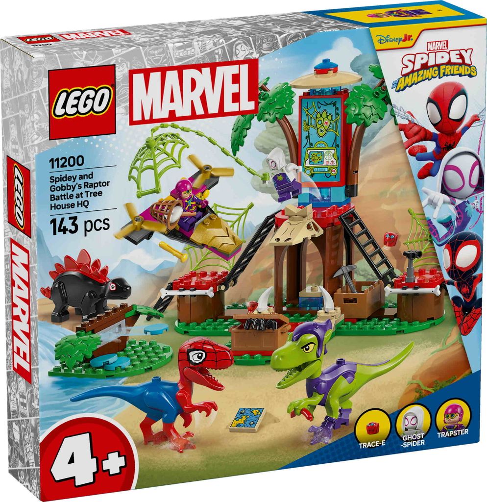 LEGO Marvel Showdown bij het boomhuis: Spidey-Rex versus Productafbeelding 