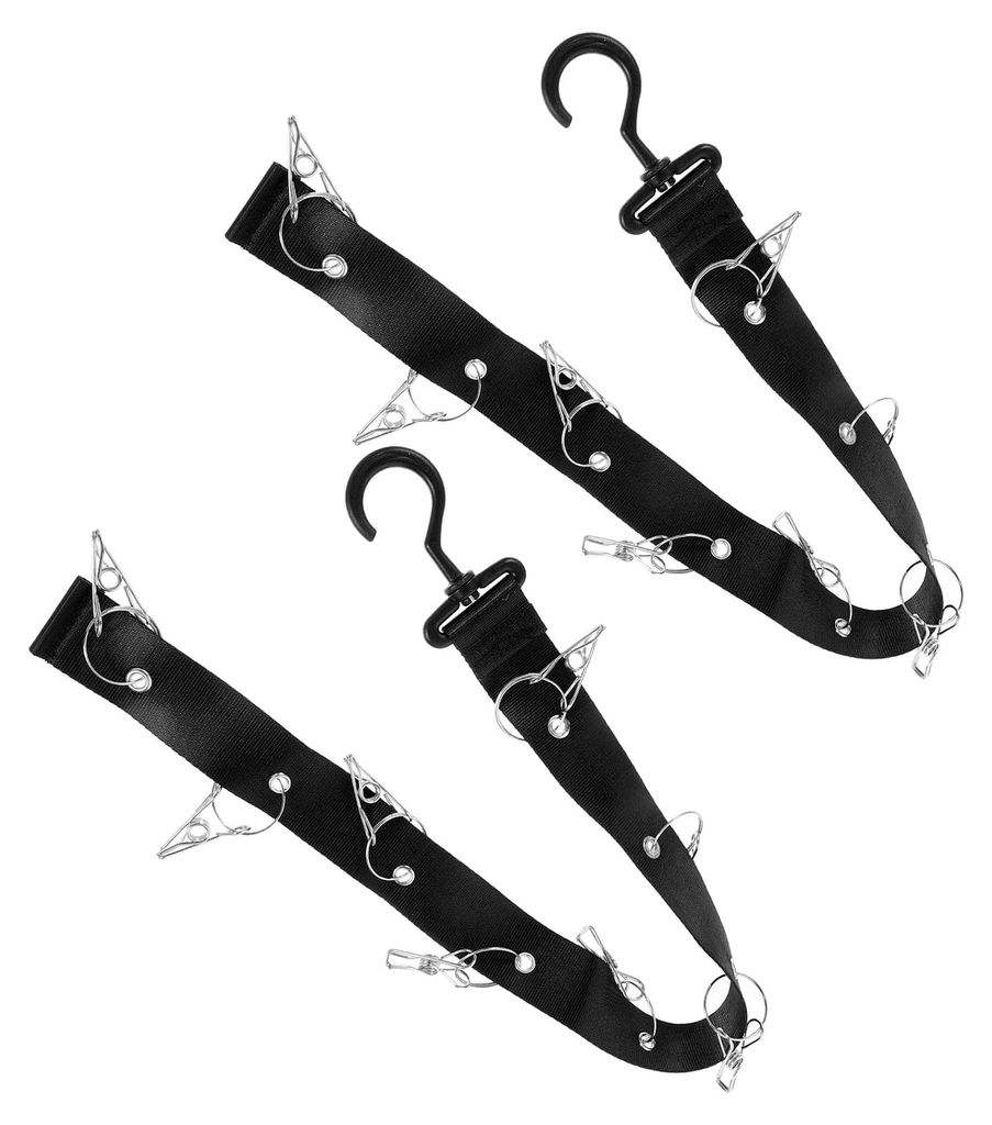 Tragbarer Wäscheständer zum Aufhängen aus robustem Material für Eishockey mit praktischem Aufhängegurt für Outdoor- und Sportgeräte