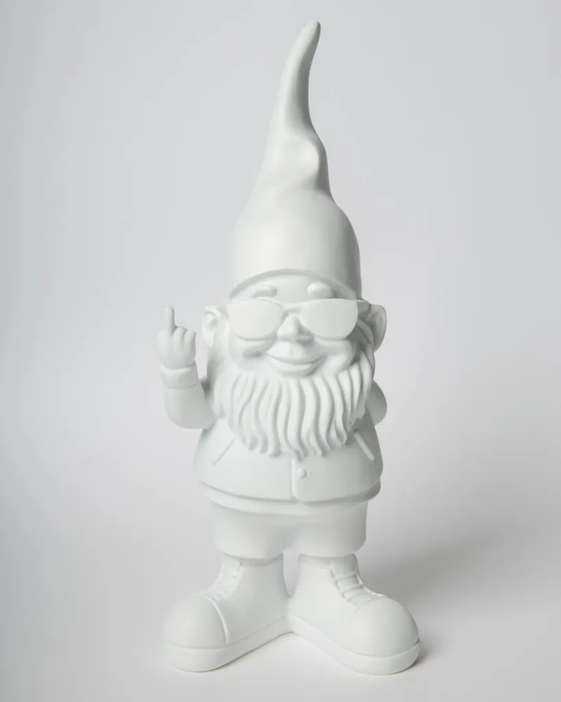 Statue Bernardo White Dwarf 29 cm : Figurine décorative naine blanche