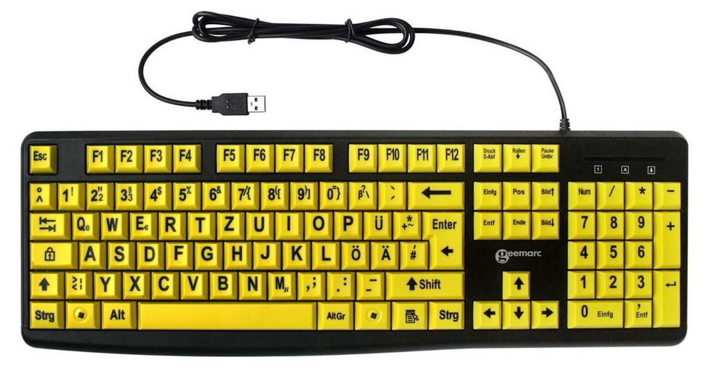 geemarc Geemarc Tastatur mit großen Tasten (g) + großer Immagine del prodotto 
