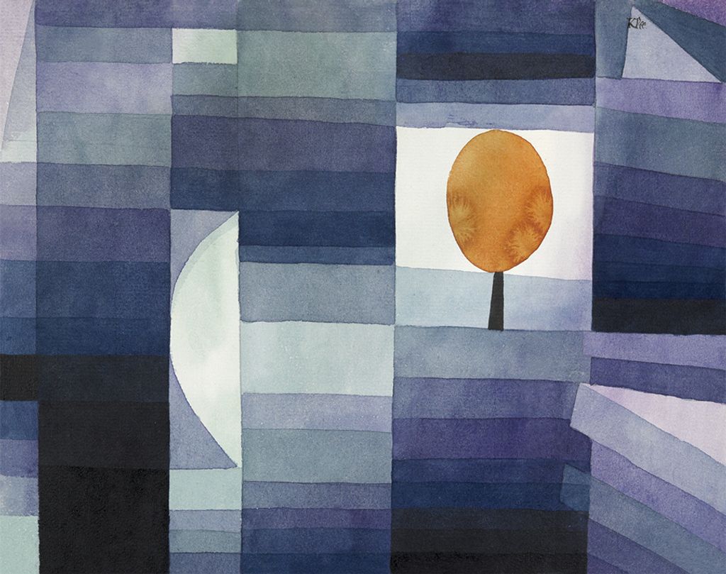 Legendarte - Kunstdruck auf Leinwand - The Harbinger of Autumn - Paul Klee - Wanddeko, Canvas