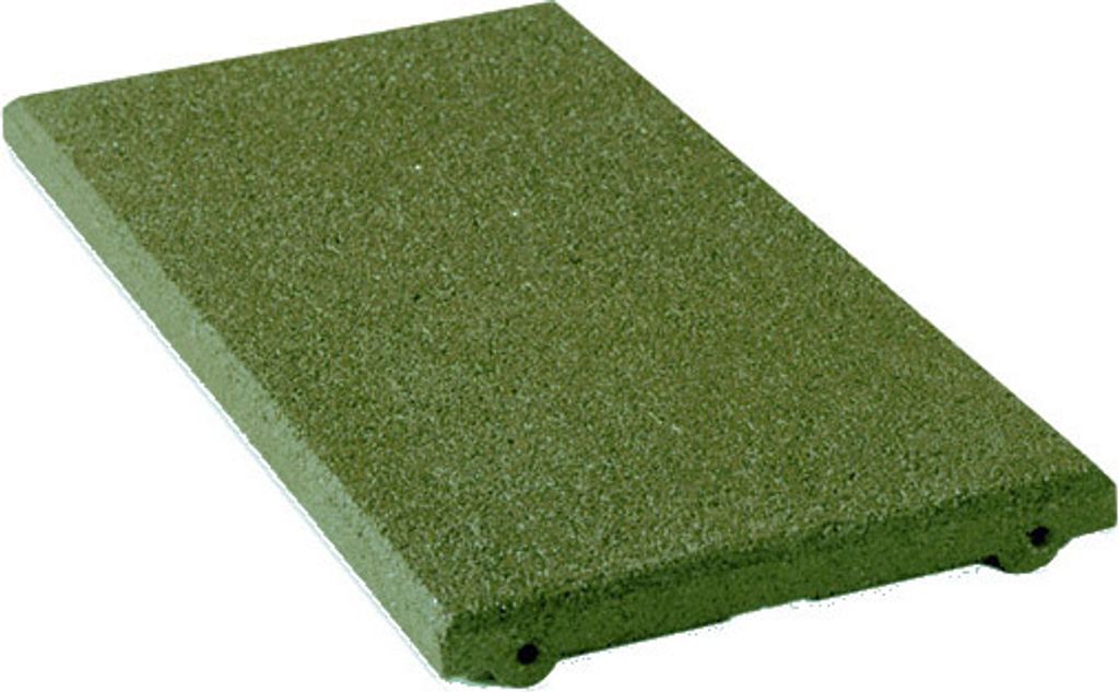 Fallschutzplatte / Gummimatte 500x250x45mm grün