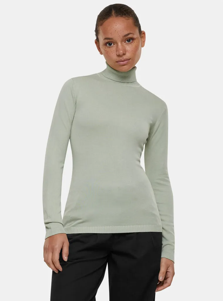 Urban Classics Donna Maglione dolcevita lavorato a maglia softsalvia - XL - 15